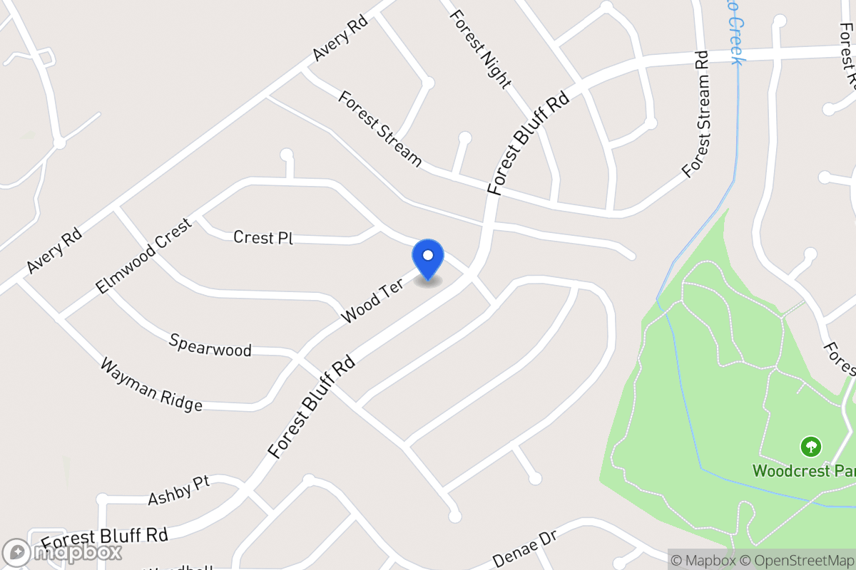 Map of 11030  Wood Ter
