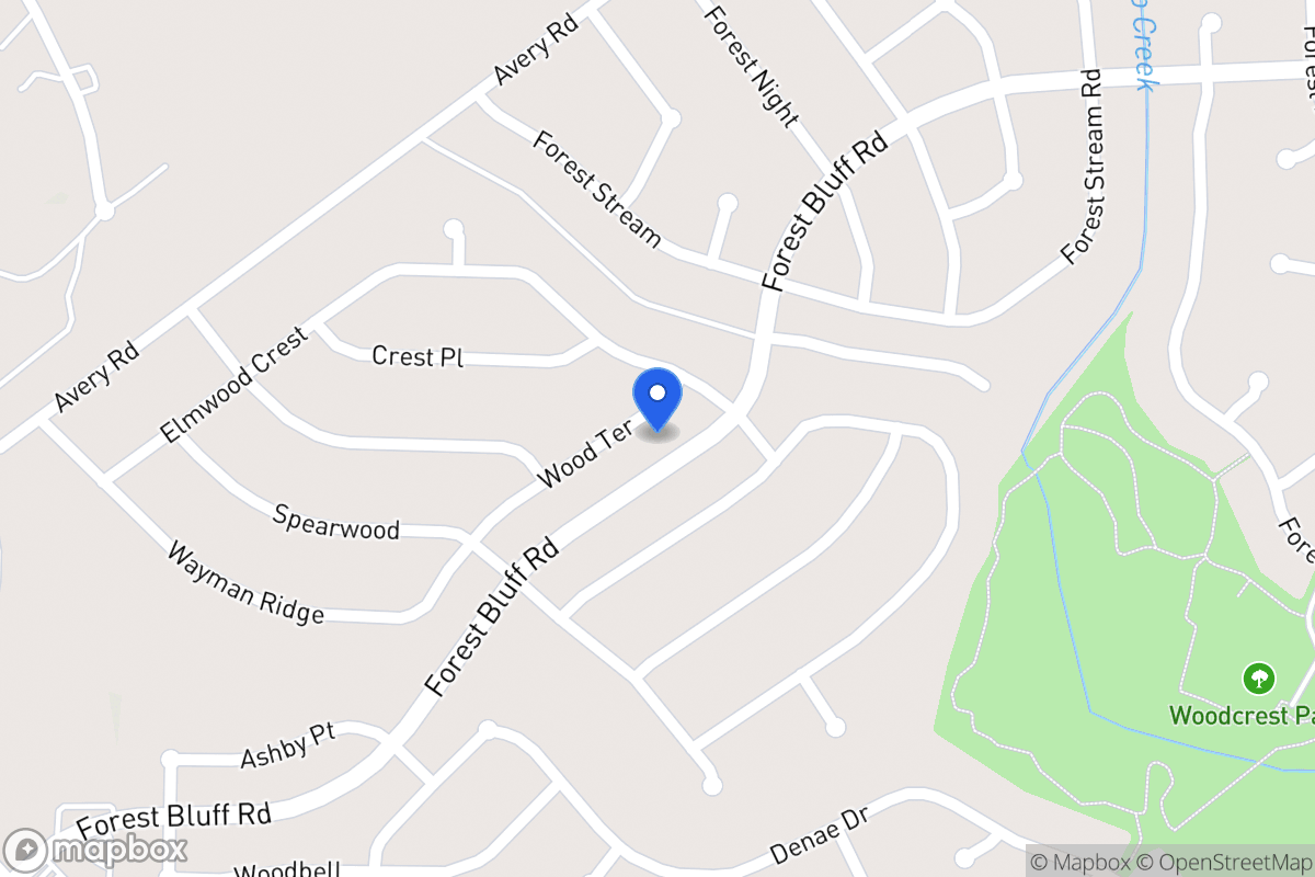 Map of 11026  Wood Ter