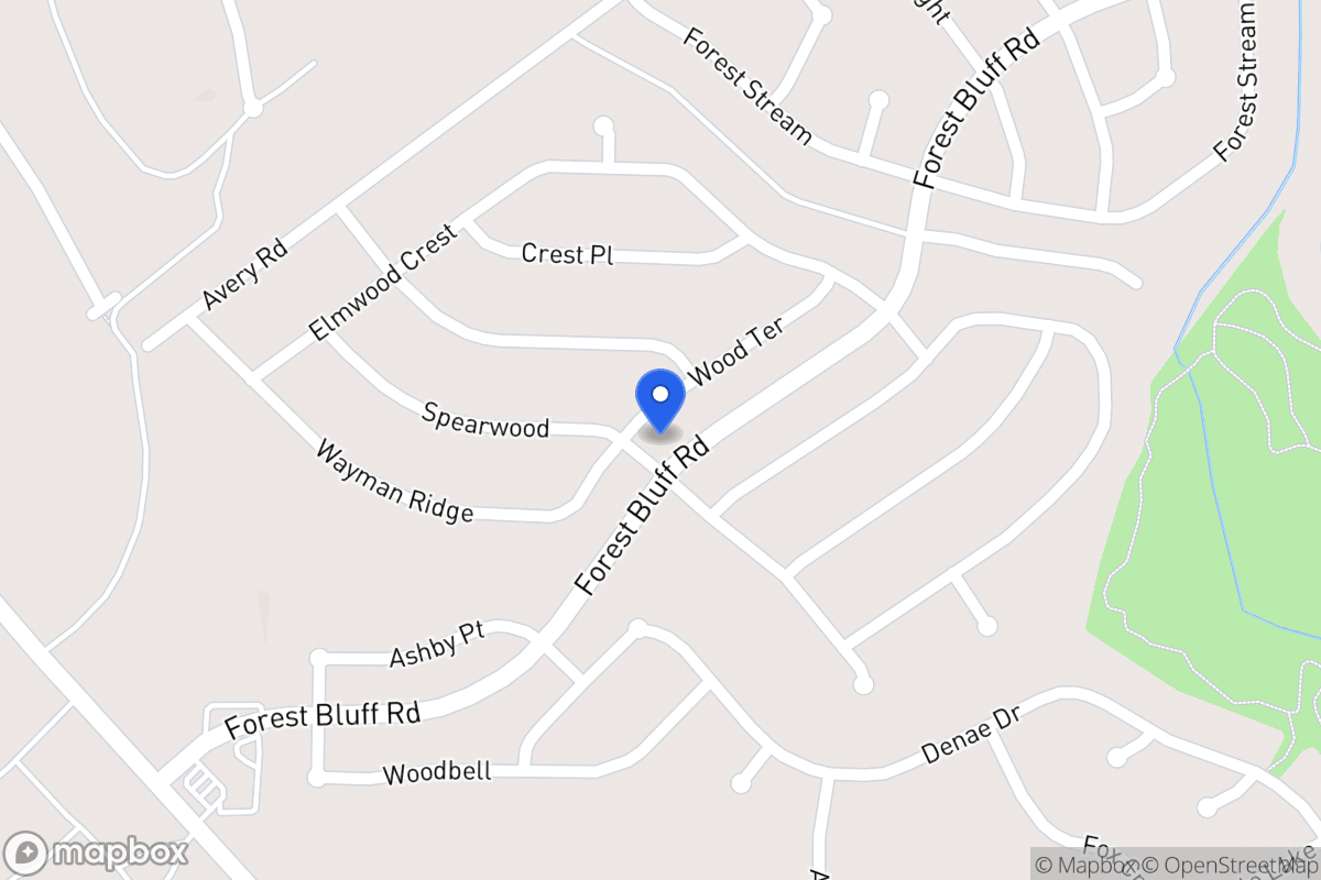 Map of 10914  Wood Ter