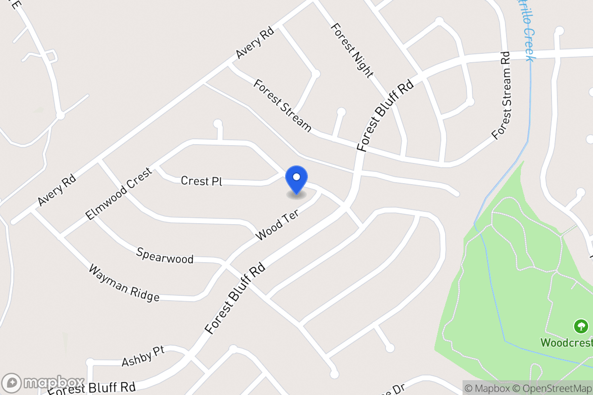 Map of 11027  Wood Ter