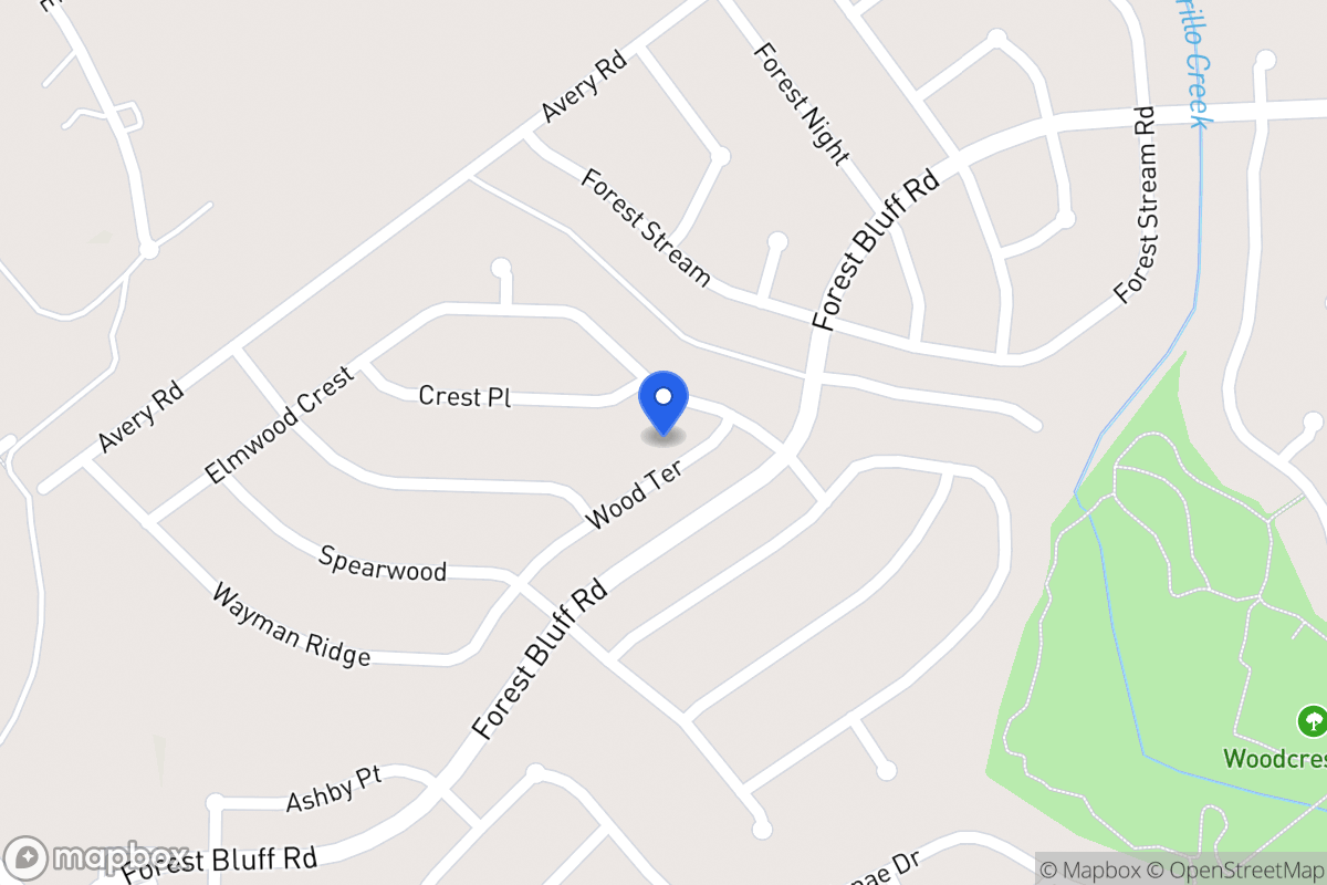 Map of 11023  Wood Ter