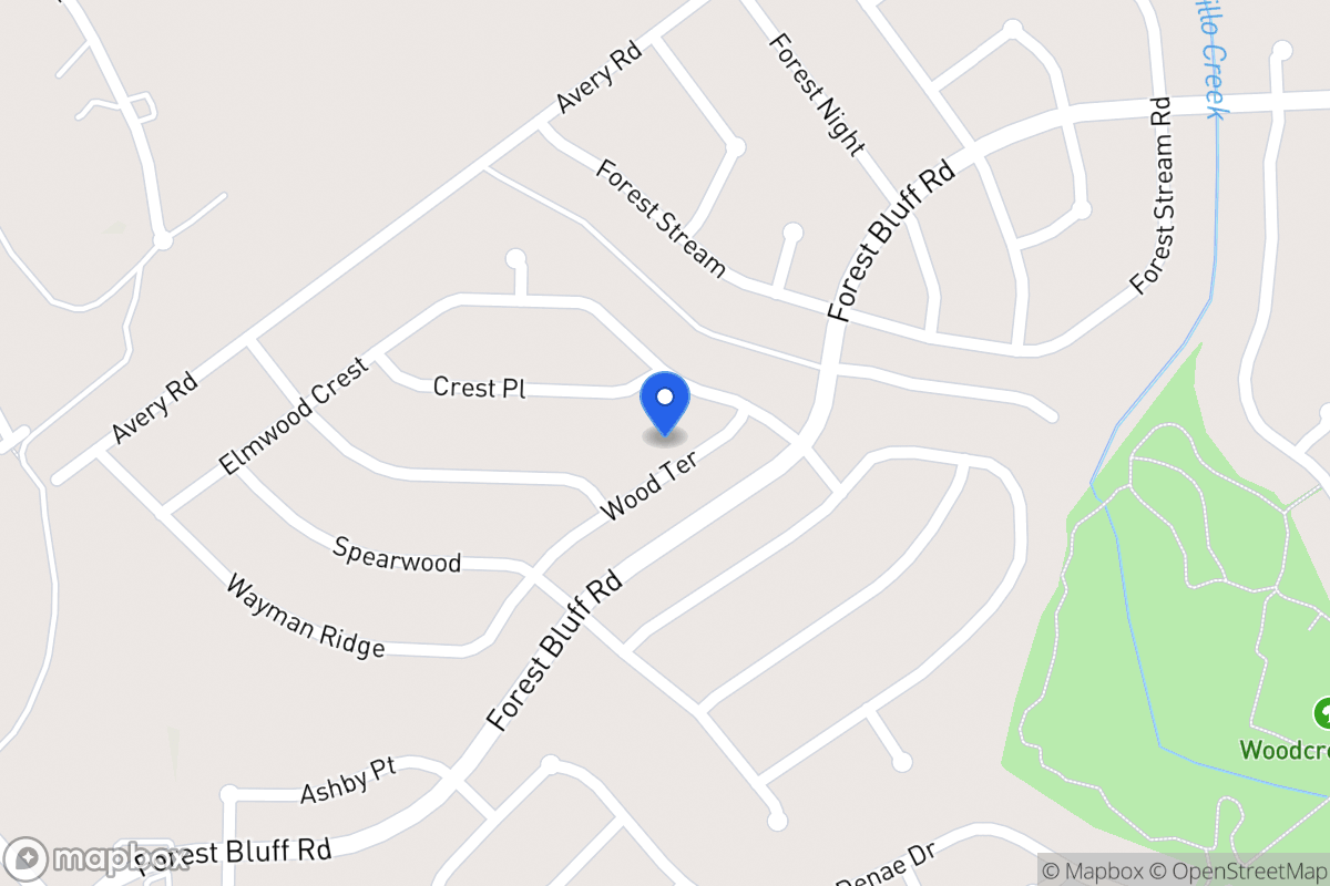 Map of 11019  Wood Ter