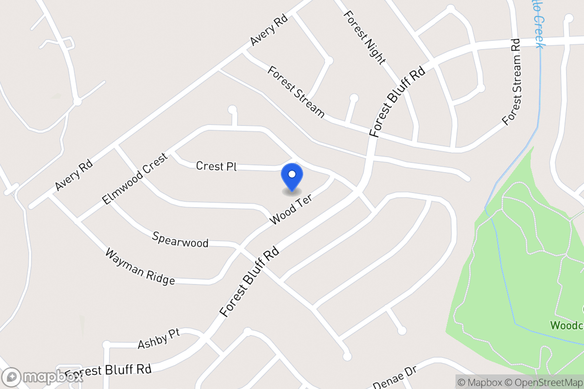 Map of 11015  Wood Ter