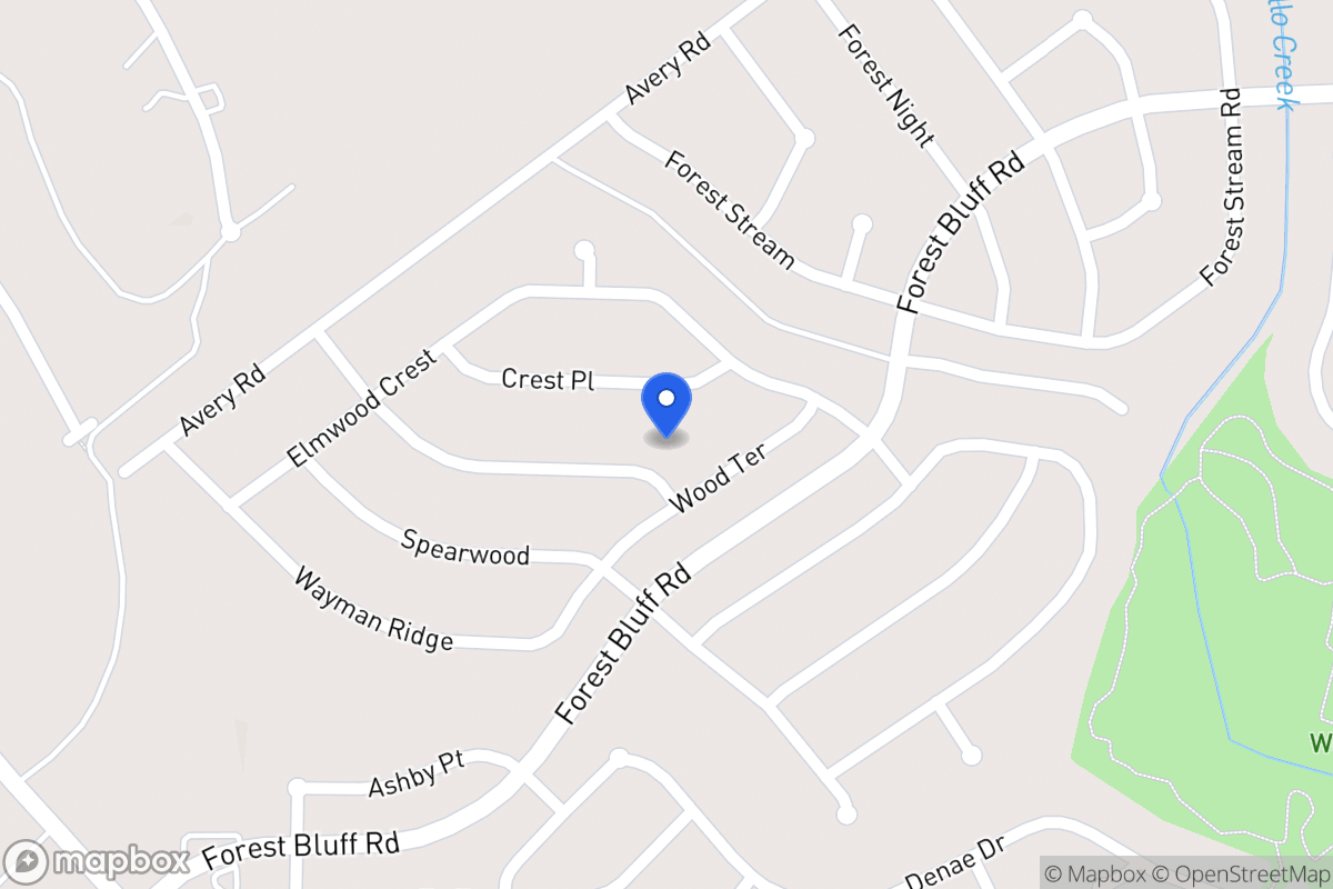 Map of 6825  Riverwood