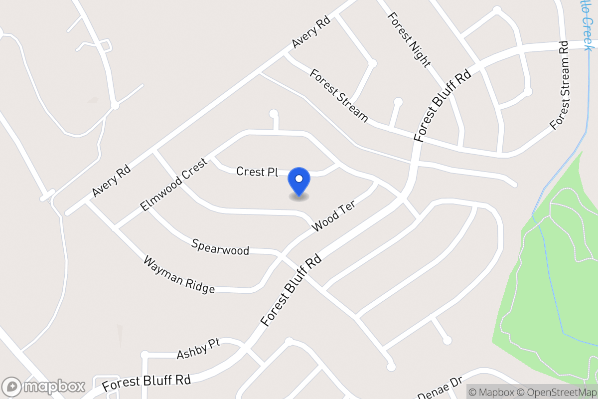 Map of 6821  Riverwood