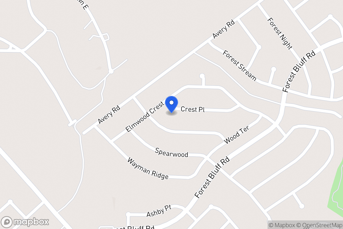 Map of 6710  Crest Pl