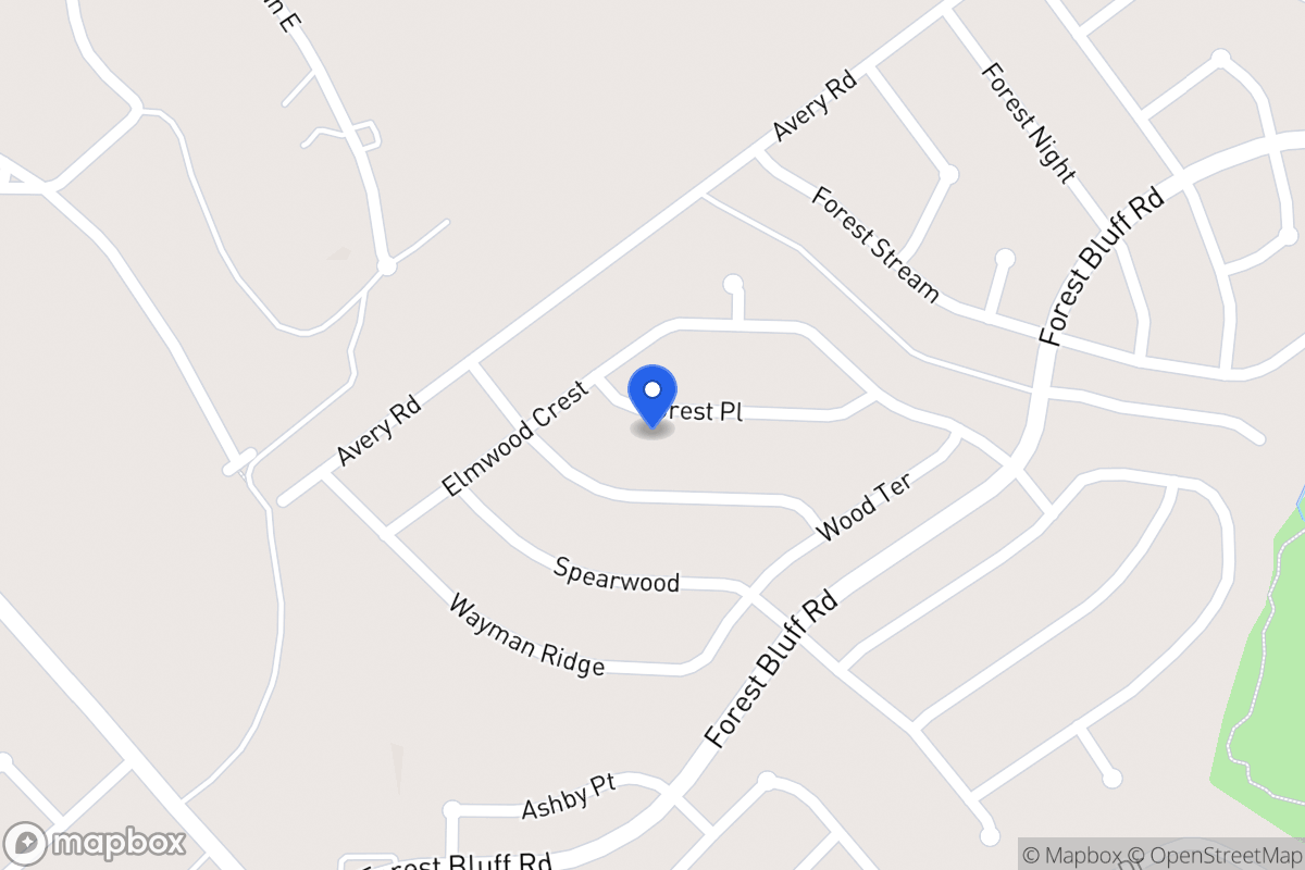 Map of 6718  Crest Pl