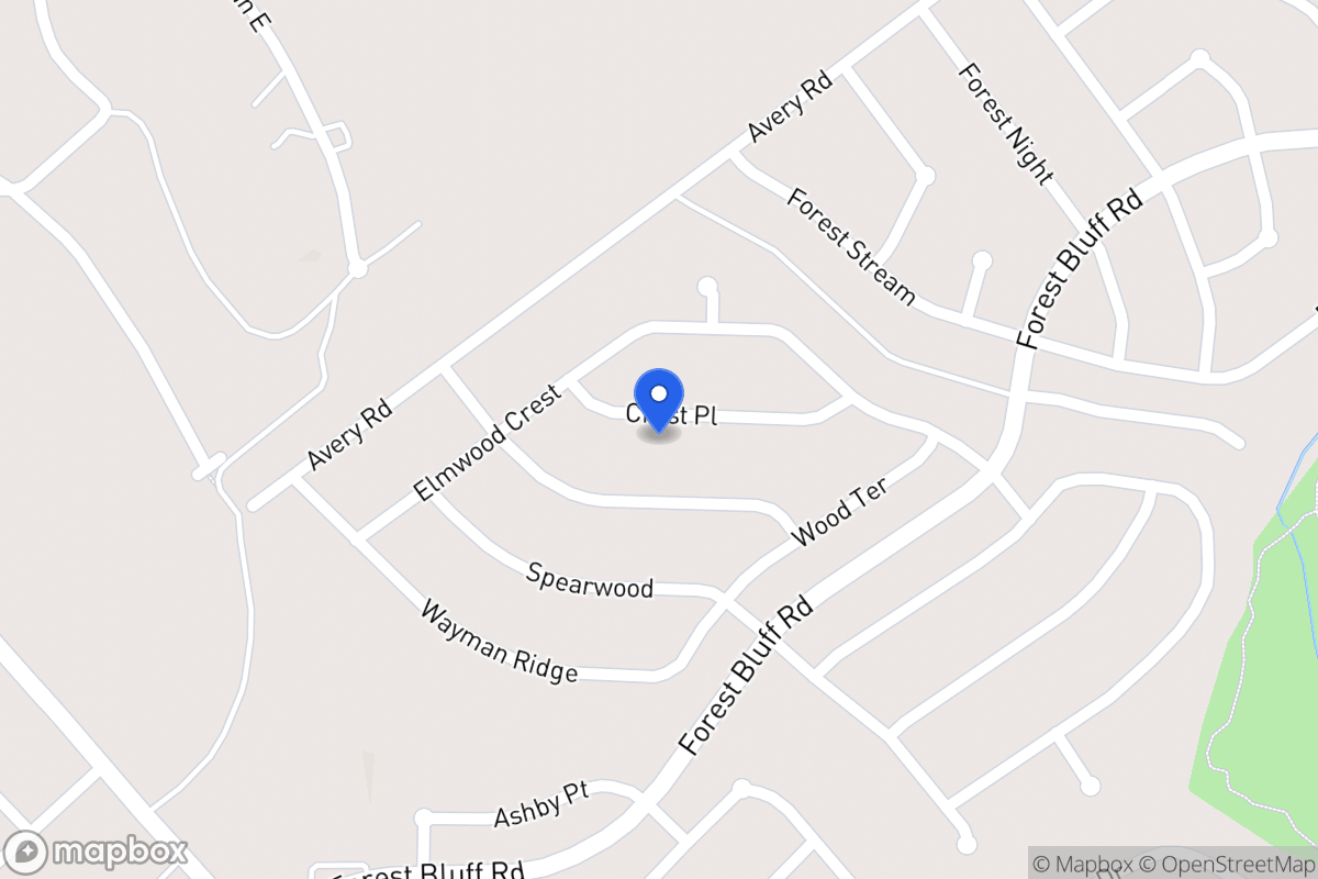 Map of 6726  Crest Pl