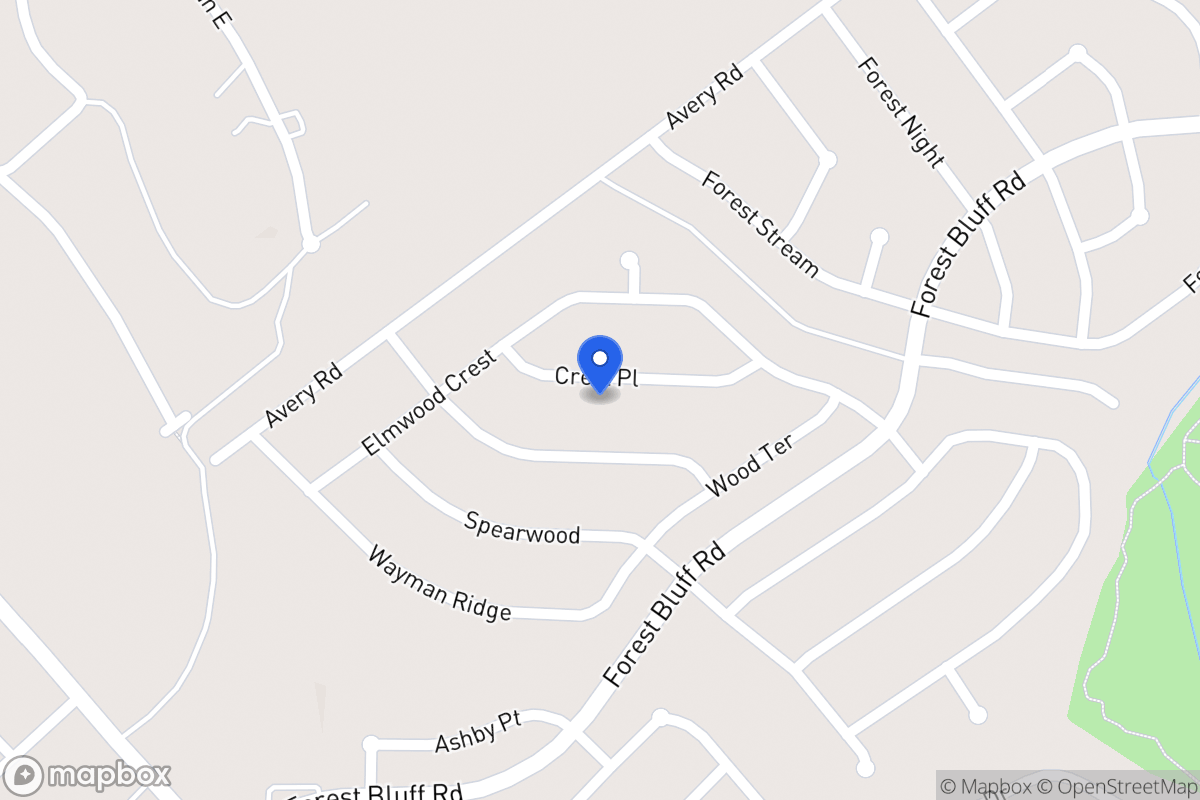 Map of 6730  Crest Pl