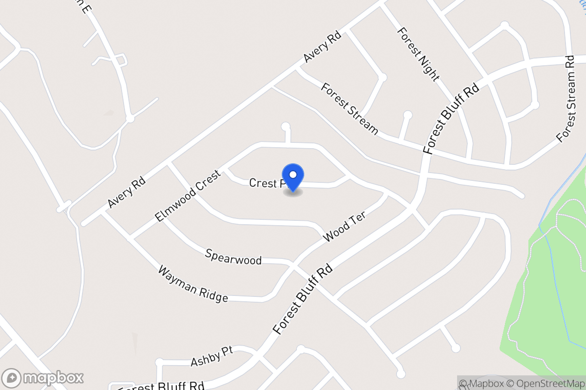 Map of 6802  Crest Pl