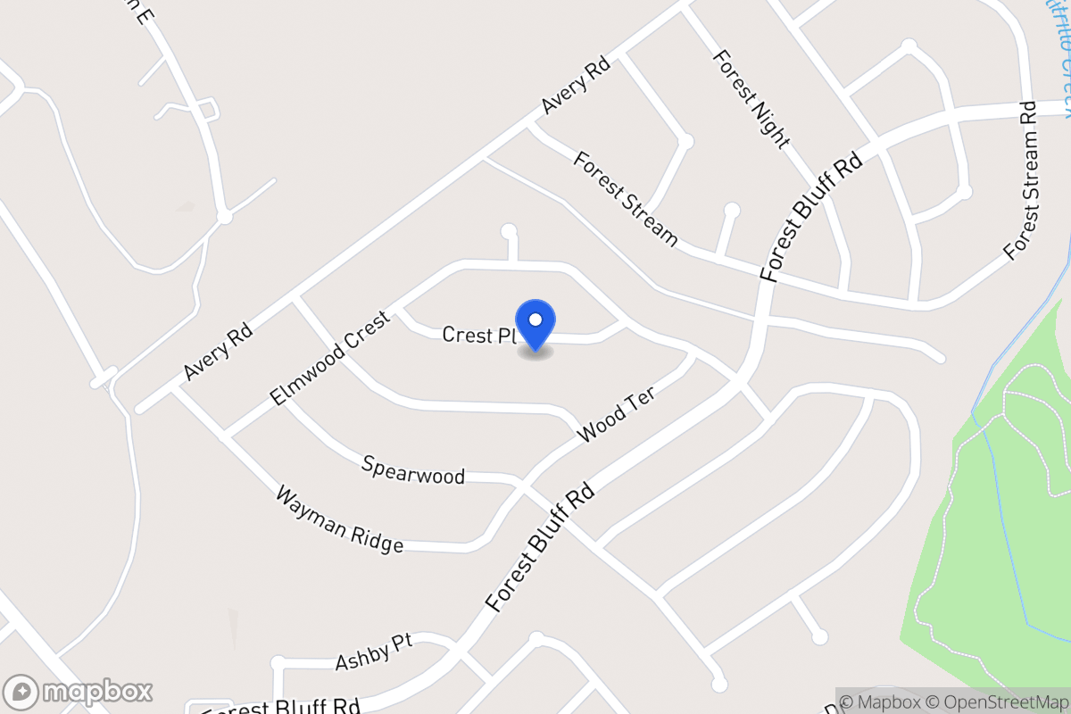 Map of 6806  Crest Pl