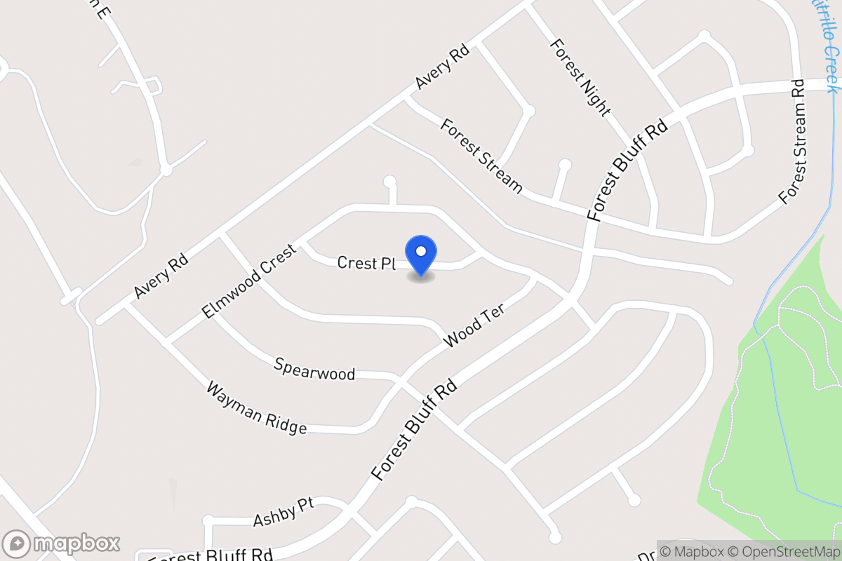 Map of 6810  Crest Pl
