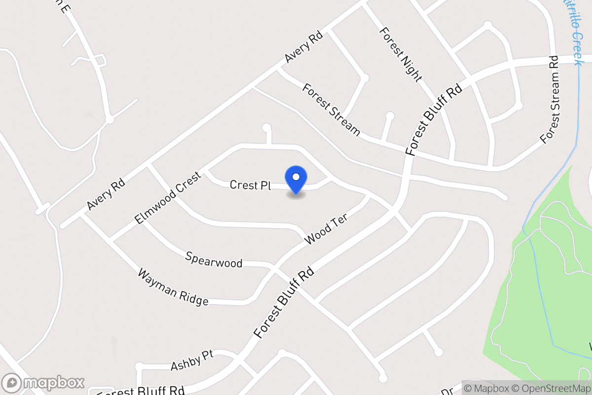 Map of 6814  Crest Pl