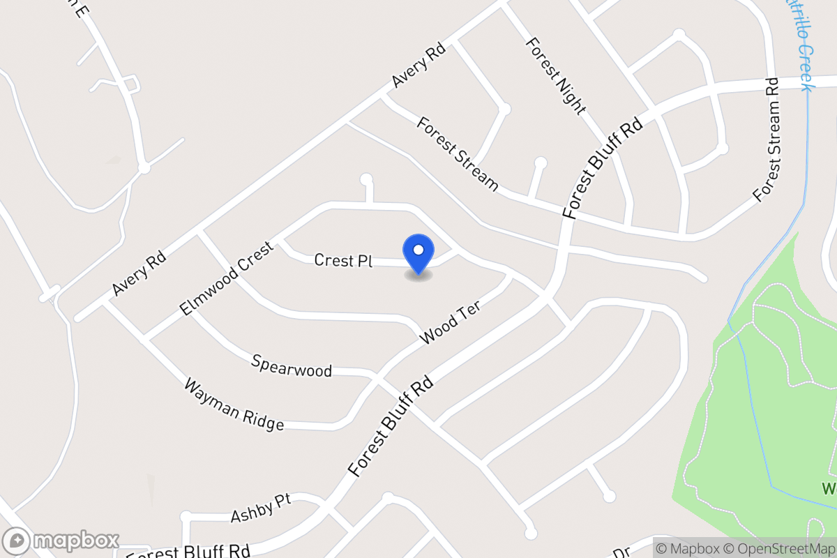 Map of 6818  Crest Pl