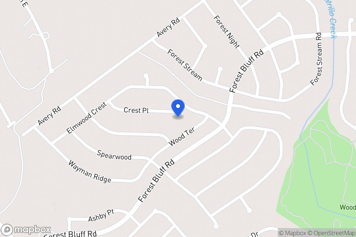 Map of 6826  Crest Pl