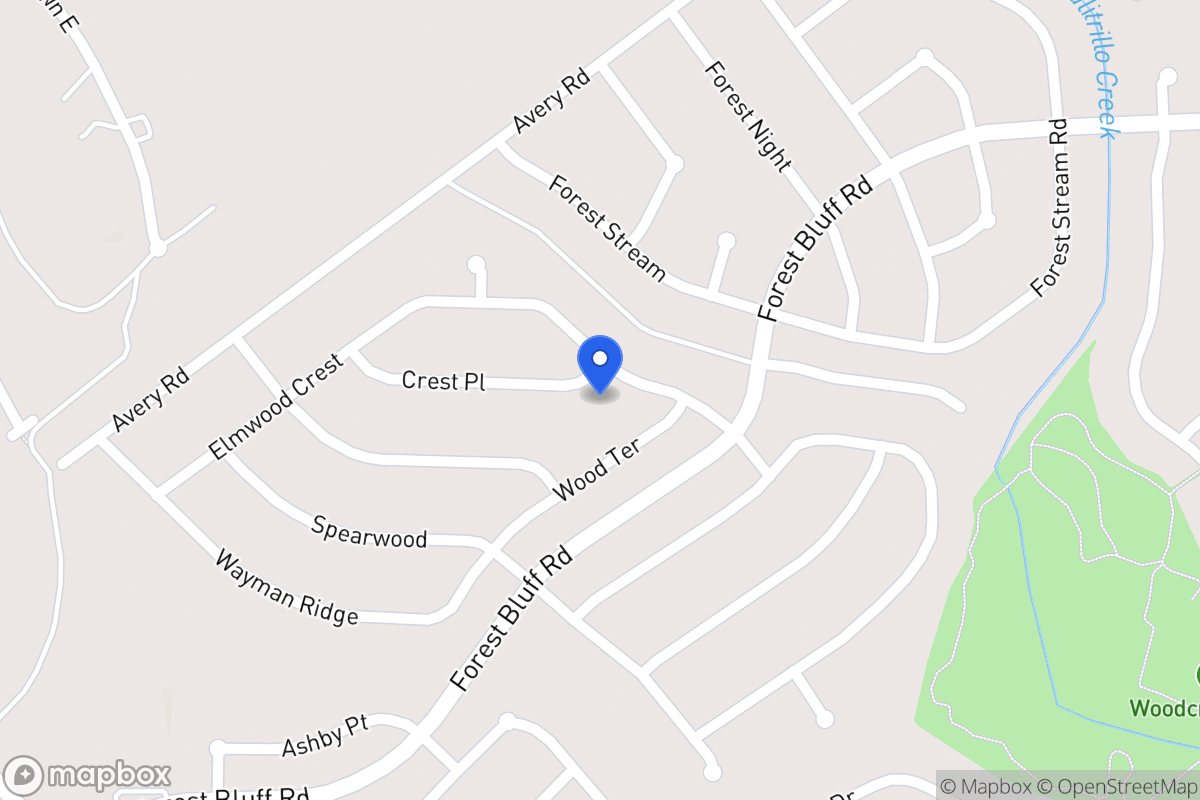 Map of 6830  Crest Pl