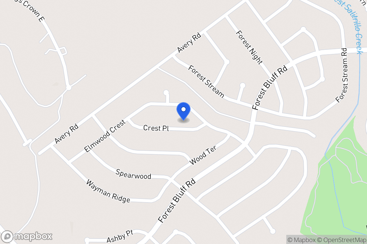 Map of 6815  Crest Pl