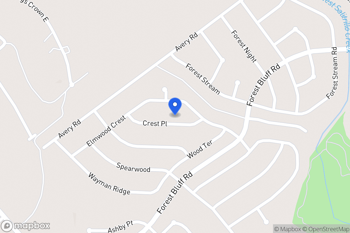 Map of 6807  Crest Pl