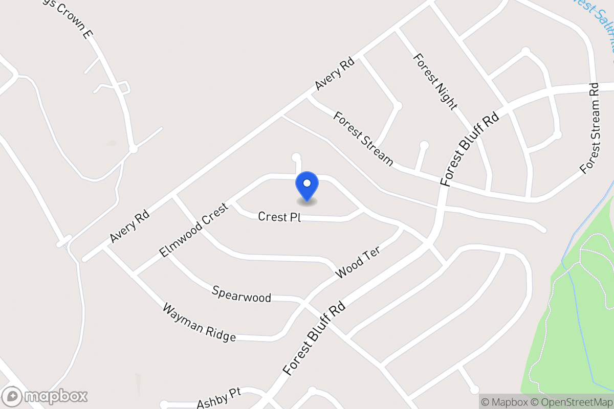 Map of 6803  Crest Pl