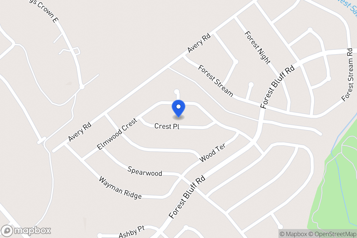 Map of 6741  Crest Pl