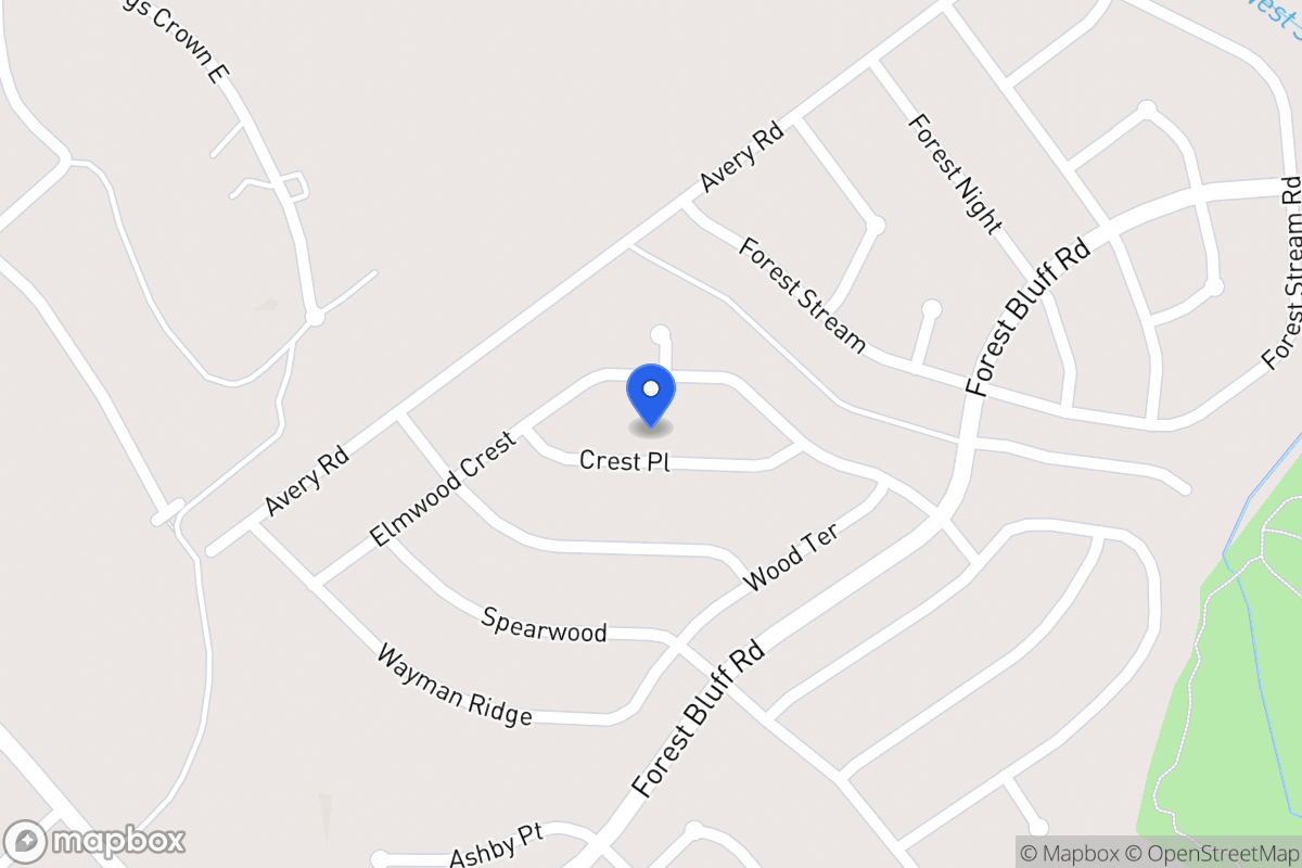 Map of 6737  Crest Pl
