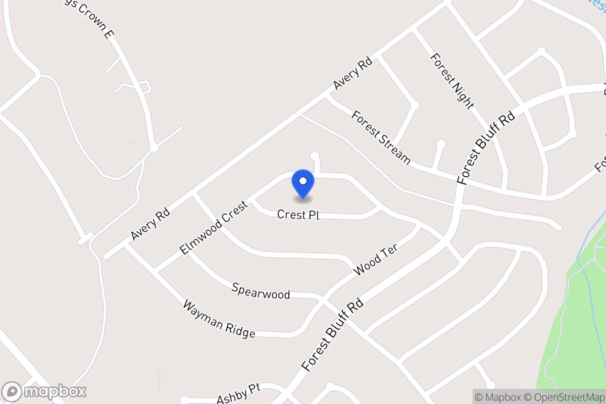 Map of 6733  Crest Pl