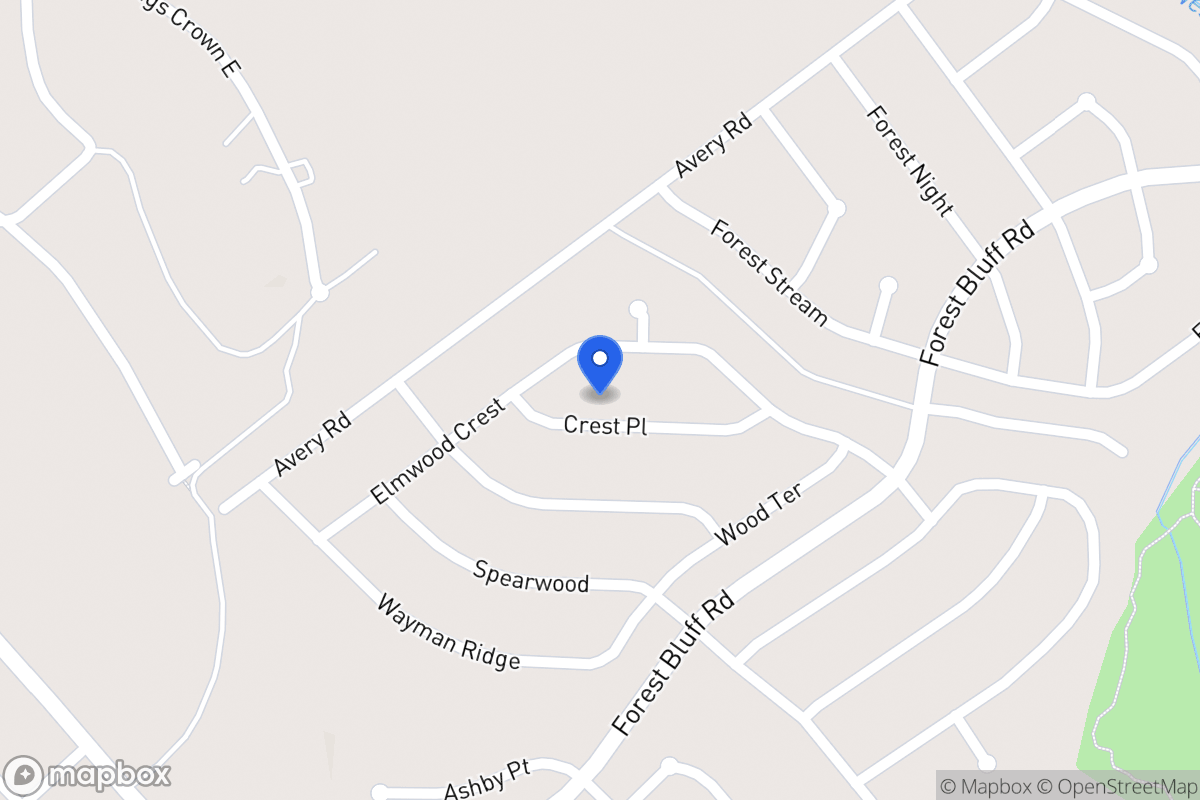 Map of 6729  Crest Pl