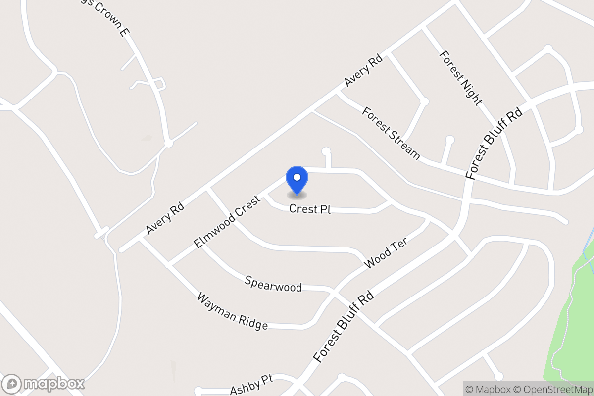 Map of 6725  Crest Pl