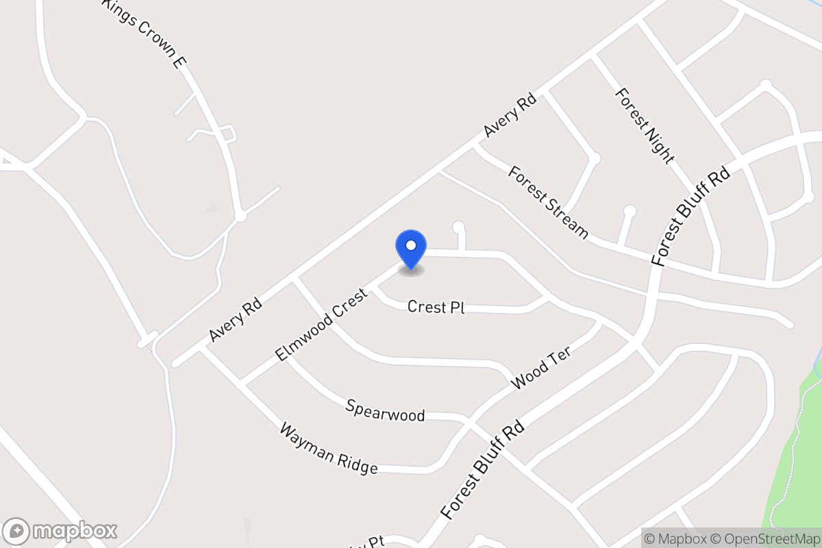 Map of 6814  Elmwood Crst