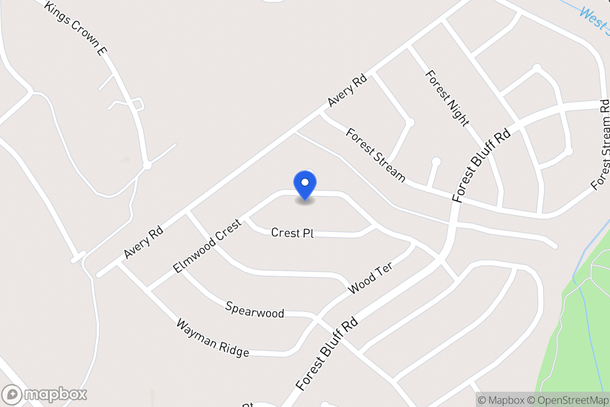 Map of 6834  Elmwood Crst