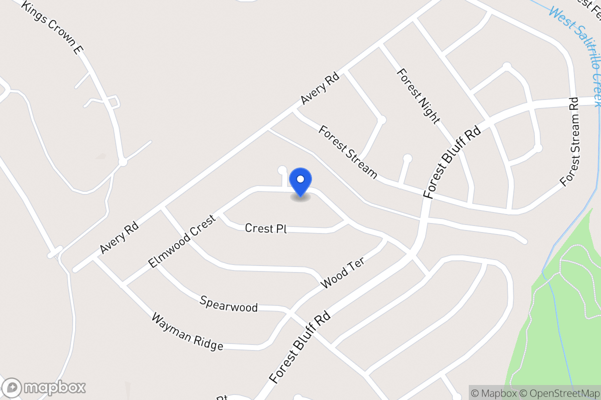 Map of 6910  Elmwood Crst