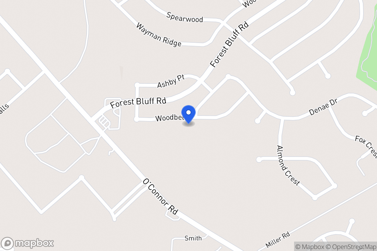 Map of 6520  Woodbell