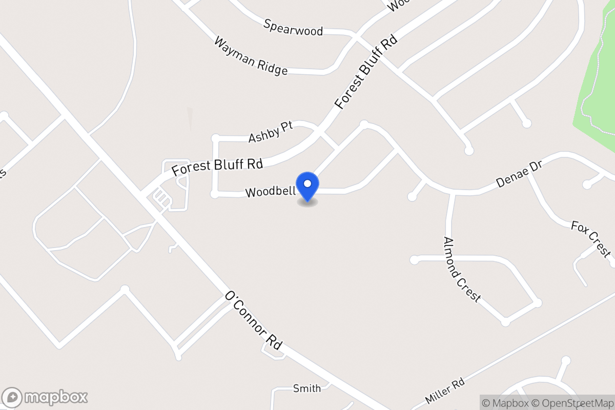 Map of 6522  Woodbell