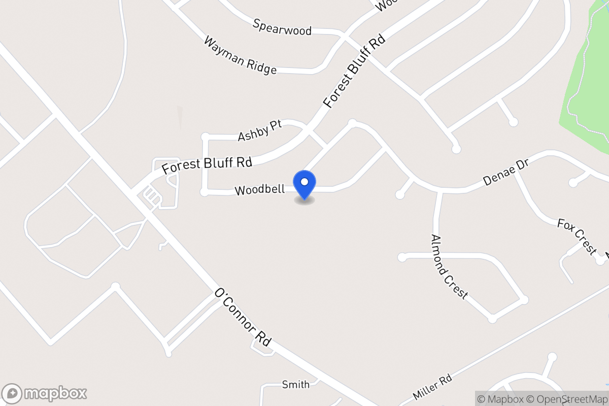 Map of 6600  Woodbell