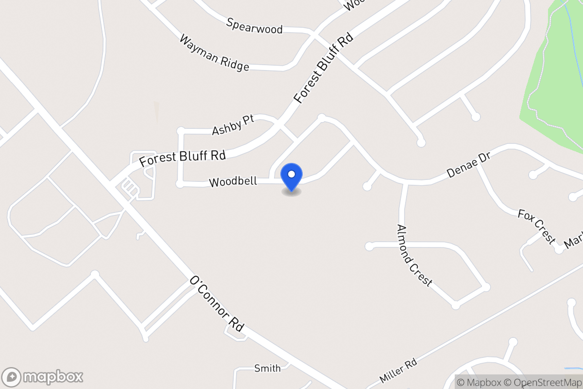 Map of 6604  Woodbell