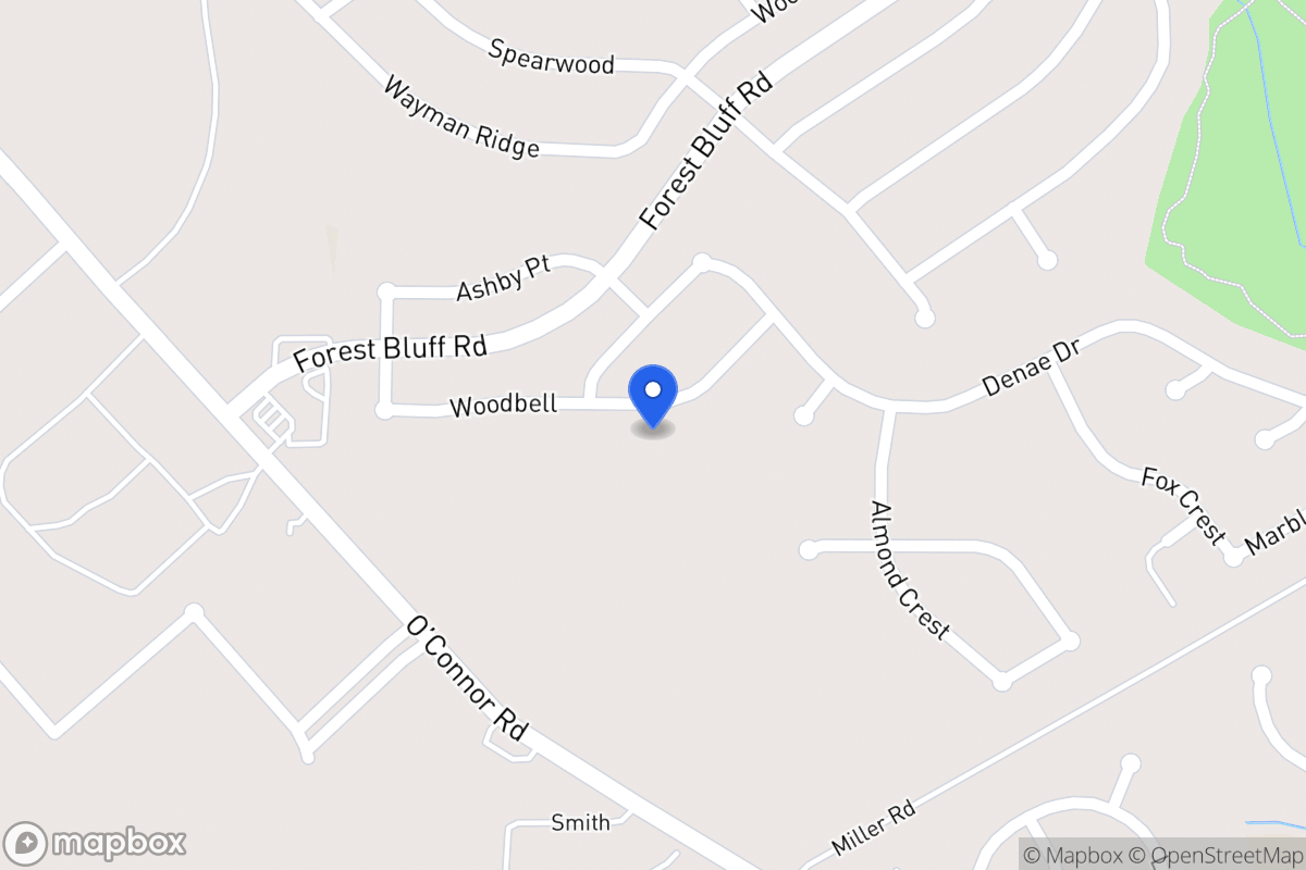 Map of 6606  Woodbell