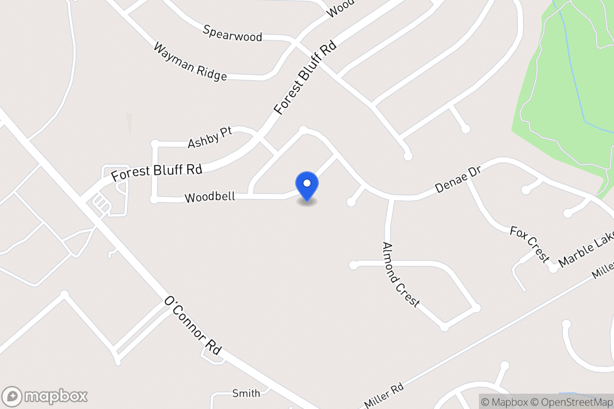 Map of 6612  Woodbell