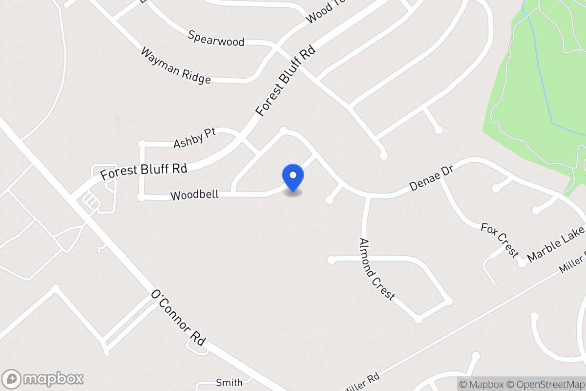 Map of 6614  Woodbell