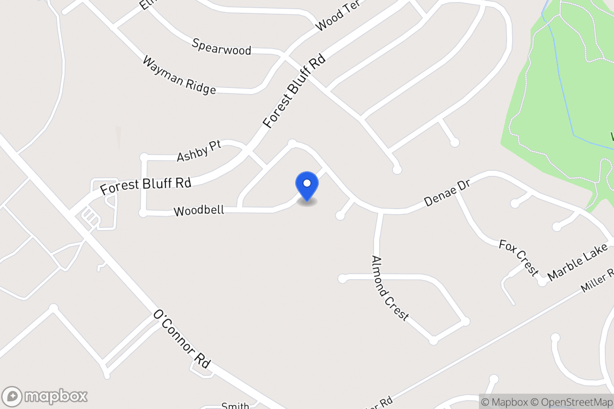 Map of 6616  Woodbell