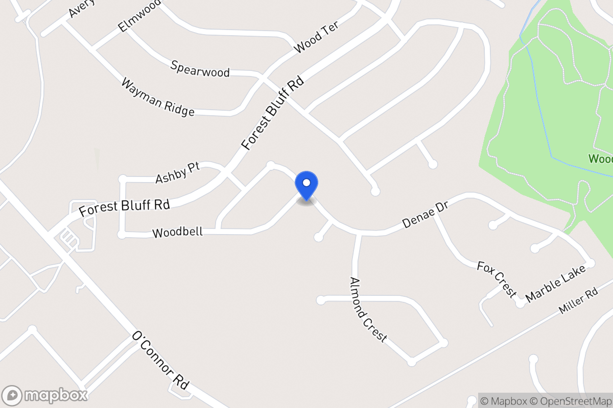 Map of 6624  Woodbell
