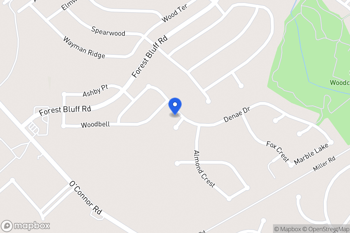 Map of 6607  Shadden Oaks