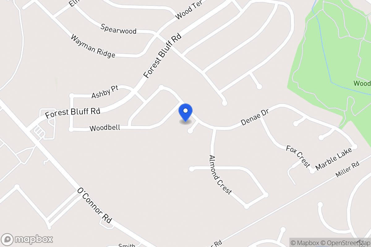 Map of 6605  Shadden Oaks