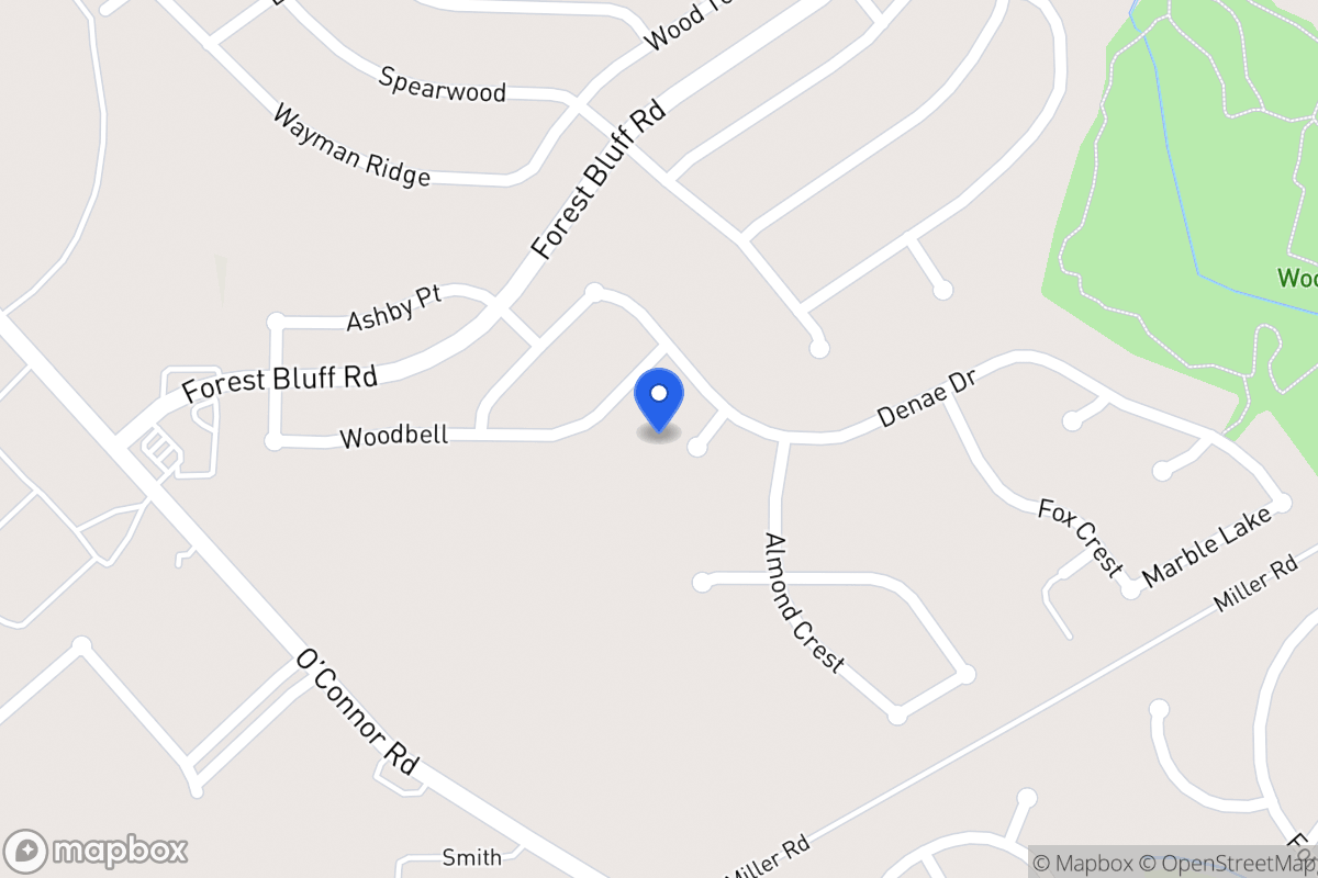 Map of 6603  Shadden Oaks