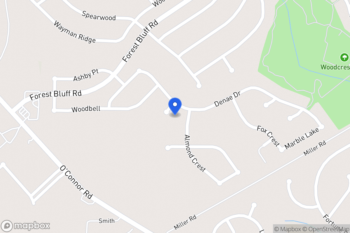 Map of 6604  Shadden Oaks