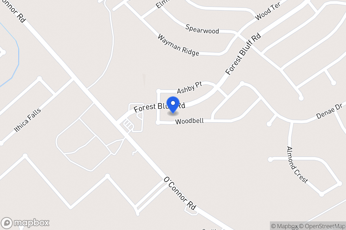 Map of 6505  Woodbell