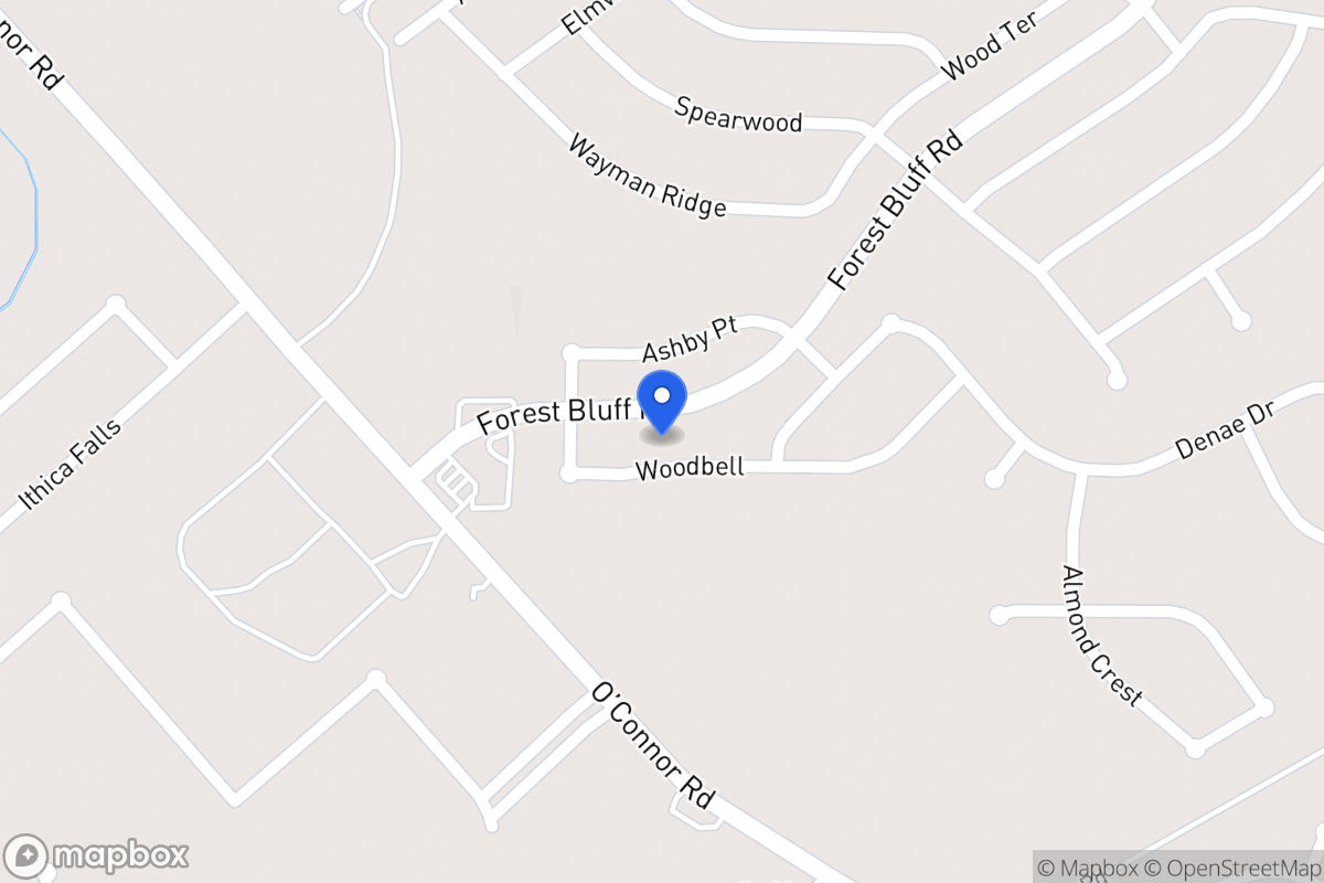 Map of 6509  Woodbell