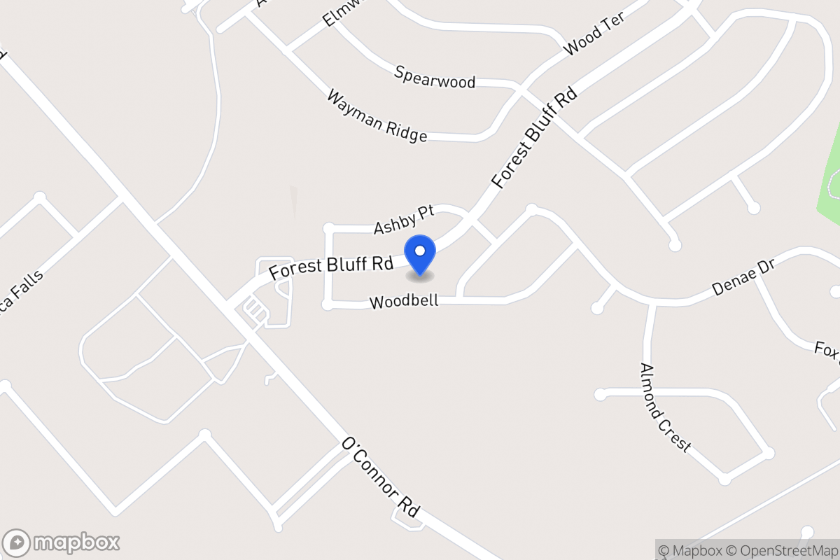 Map of 6515  Woodbell