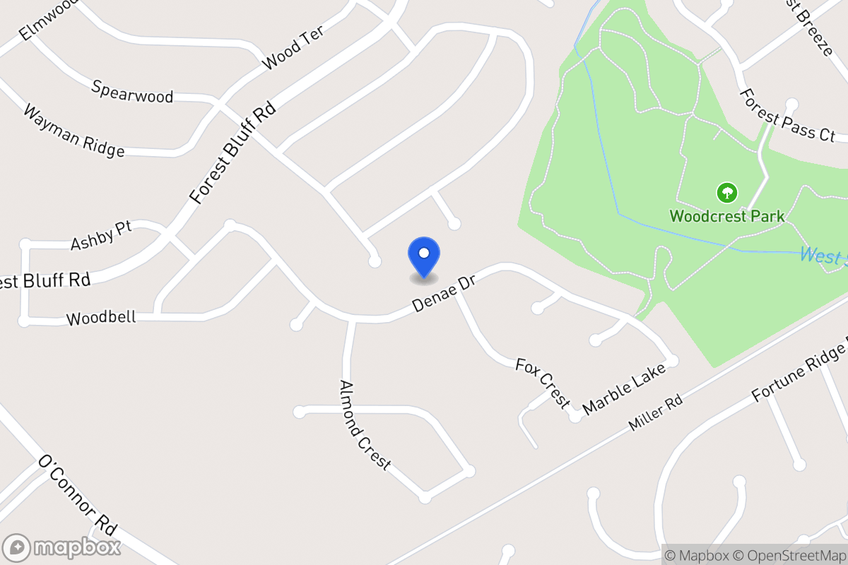 Map of 11104  Denae Dr