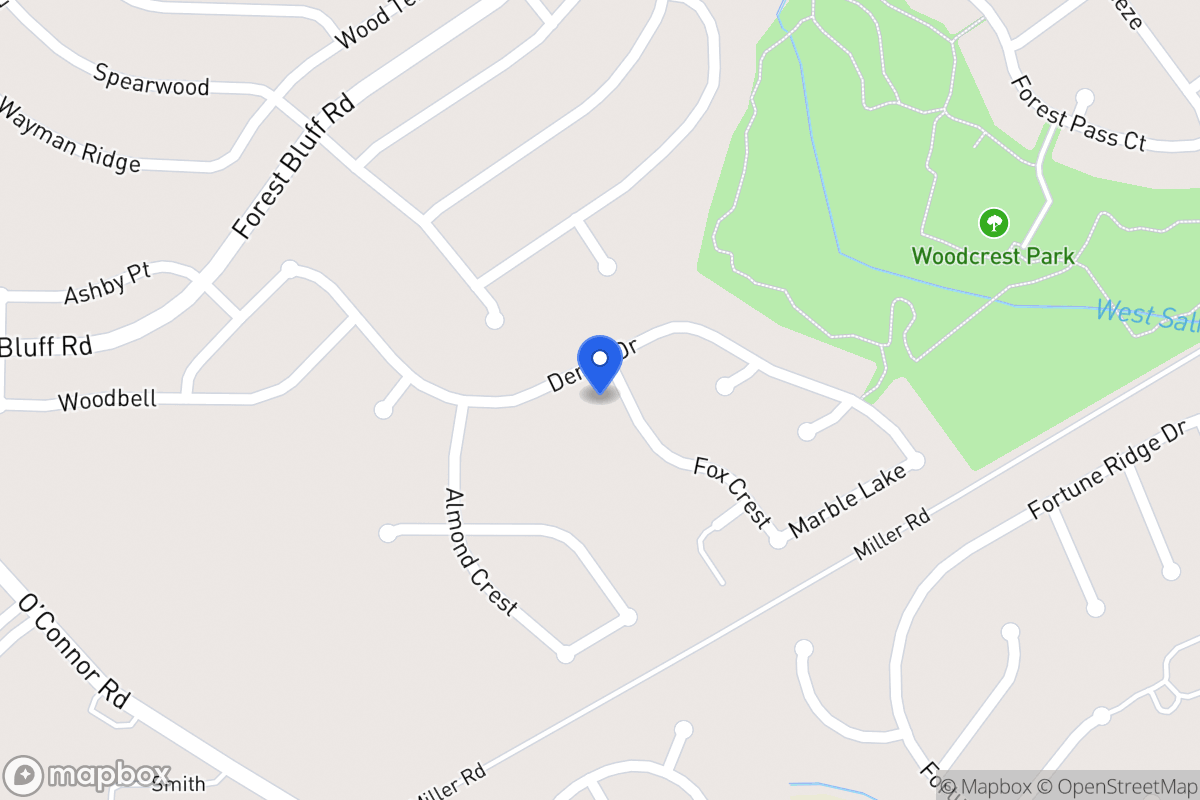 Map of 10921  Fox Crst