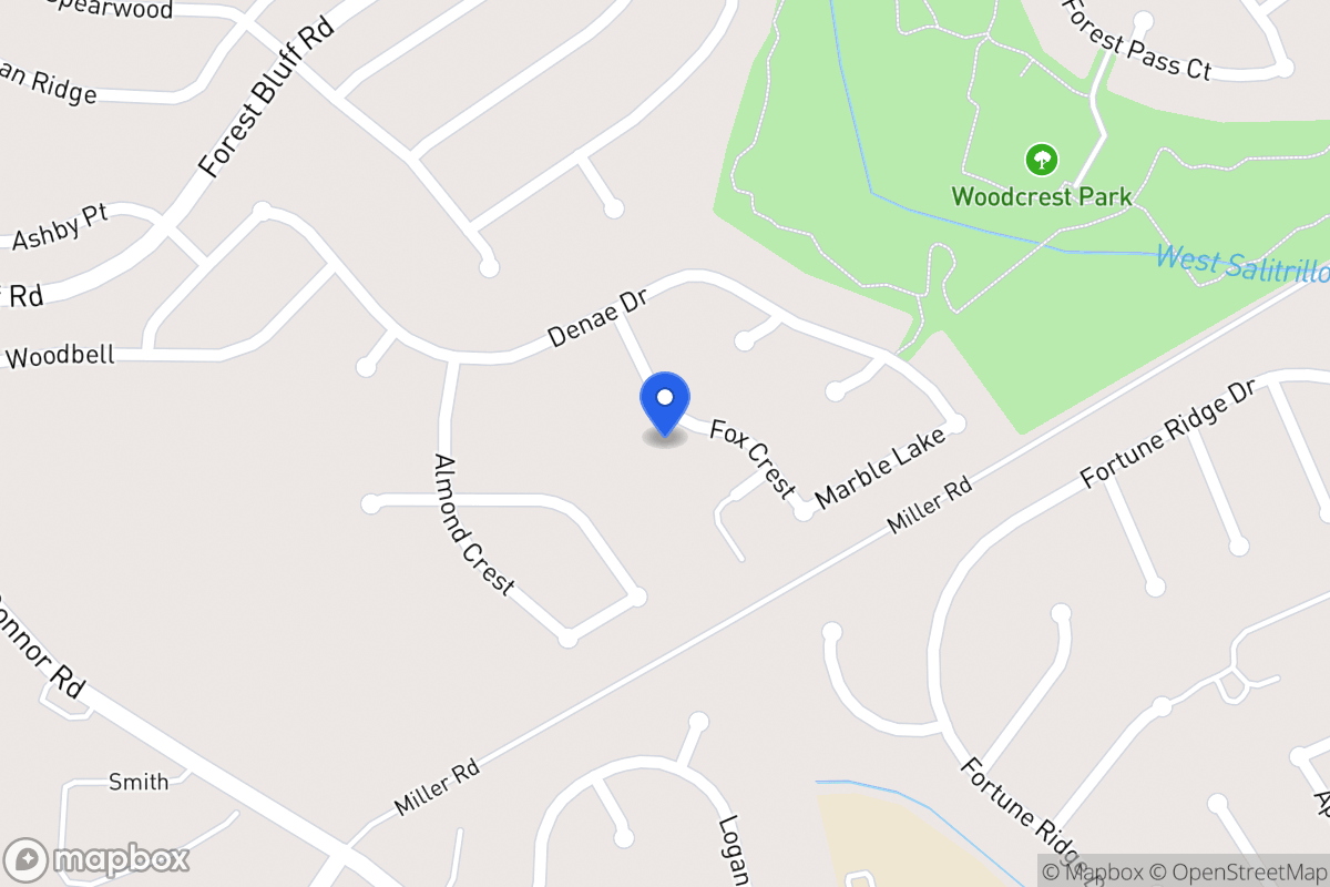 Map of 10909  Fox Crst